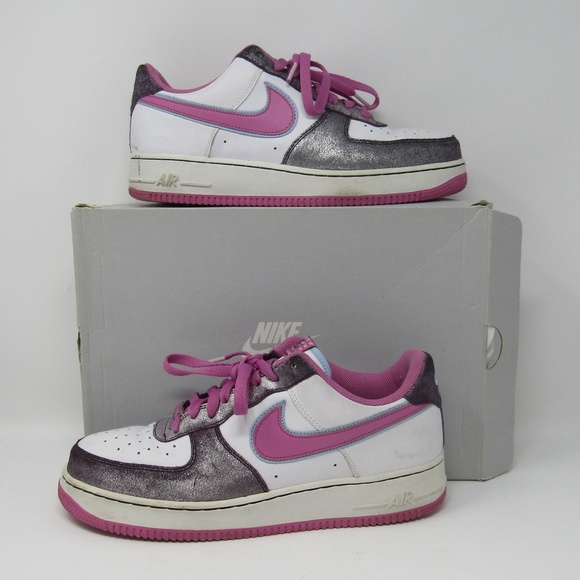 nike air force 1 pink silver nike air force 1 pink silver